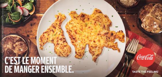 C'est le moment de manger ensemble - Coca Cola - Taste the feeling