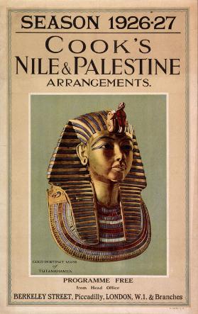 Season 1926/27 - Cook's Nile and Palestine Arrangements