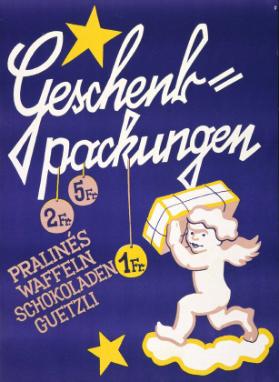 Geschenkpackungen - Pralinés - Waffeln - Schokoladen - Guetzli