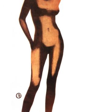 83. Nude female body