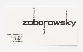 Zaborowsky - Schreinerei Modellbau Möbelbau