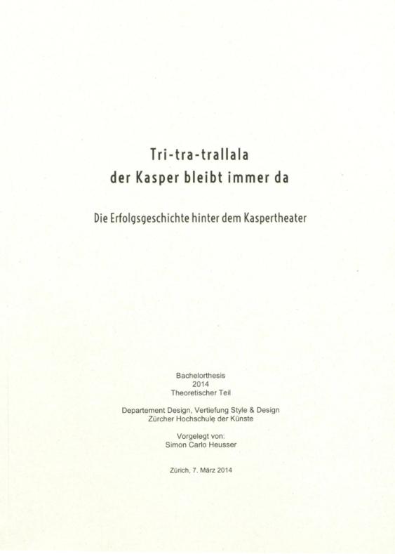 Tri-tra-trallala - der Kasper der bleibt immer da