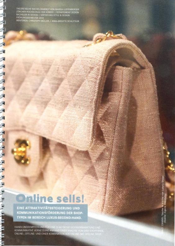 Online sells! Eine Attraktivitätssteigerung und Kommunikationsförderung der Shop-Typen im Bereich Luxus-Secondhand