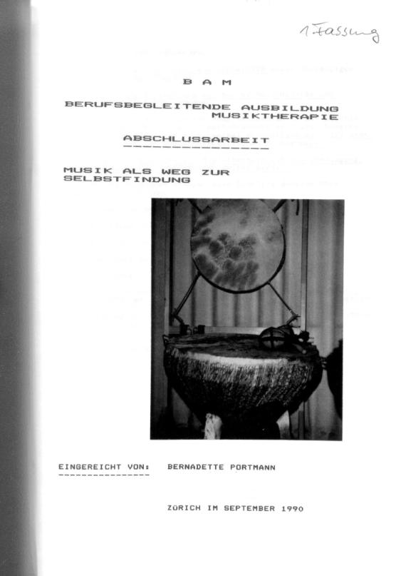 Musik als Weg zur Selbstfindung (1. Fassung)