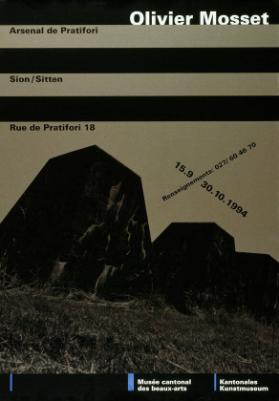 Olivier Mosset - Musée cantonal des beaux-arts - Sion