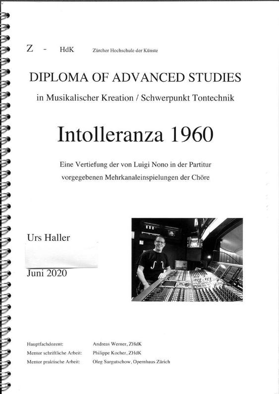 Intolleranza 1960