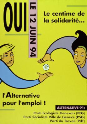 Le centime de la solidarité... - l'Alternative pour l'emploi!