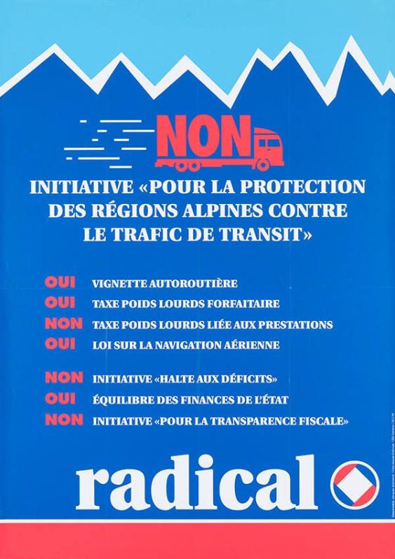 Non - Initiative "Pour la protection des régions Alpines contre le trafic de transit"
