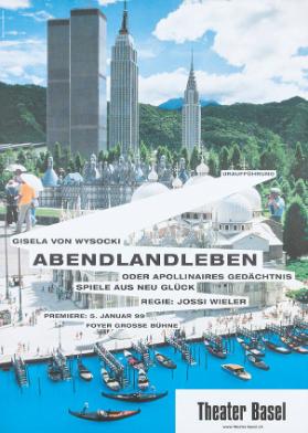 Uraufführung - Gisela von Wysocki - Abendlandleben oder Apollinaires Gedächtnis - Spiele aus neu Glück - Regie: Jossi Wieler - Premie: 5. Januar 99 - Foyer grosse Bühne - Theater Basel