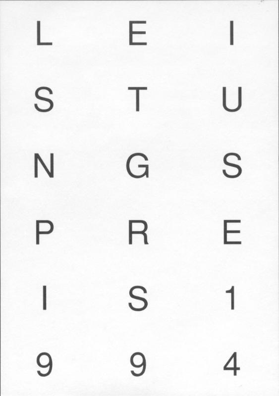 Leistungspreis der SfGZ 1994