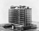 Hauptsitz der Rentenanstalt, Wettbewerbsmodell, 1932, Entwurf: Le Corbusier und Pierre Jeannere…