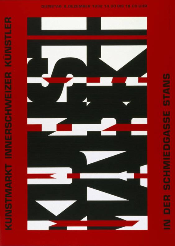 Kunstmarkt Innerschweizer Künstler - in der Schmiedgasse Stans