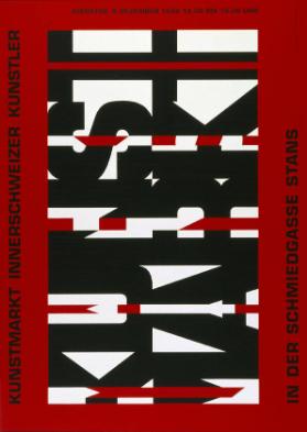 Kunstmarkt Innerschweizer Künstler - in der Schmiedgasse Stans