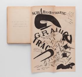 Filippo Tomaso Marinetti, Les mots en liberté futuristes, Manifest, 1919, Museum für Gestaltung…