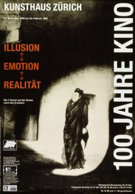 100 Jahre Kino - Illusion Emotion Realität - Die 7. Kunst auf der Suche nach den 6 andern - Kunsthaus Zürich