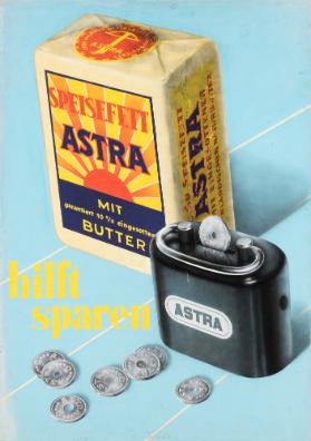 Speisefett Astra - Hilft sparen - Mit garantiert 10% eingesottener Butter