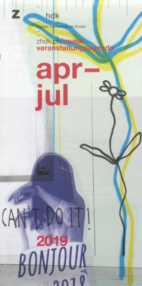 Veranstaltungen Musik, April-Juli 2019