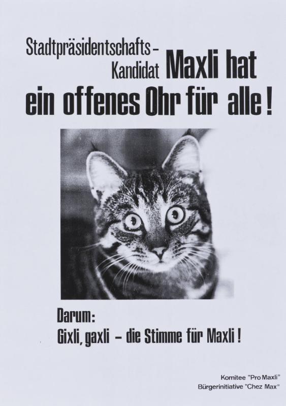 Stadtpräsidentschaft-Kandidat Maxli hat ein offenes Ohr für alle!