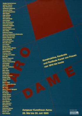 Karo-Dame - Konstruktive, konkrete - und radikale Kunst von Frauen von 1914 bis heute - Aargauer Kunsthaus Aarau