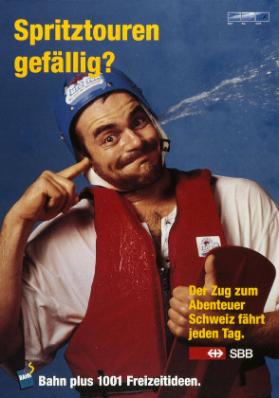 Spritztouren gefällig? Der Zug zum Abenteuer Schweiz fährt jeden Tag - SBB Bahn plus 1001 Freizeitideen.