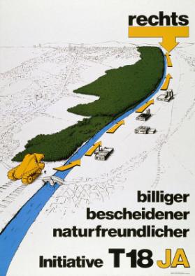 rechts - billiger-  bescheidener - naturfreundlicher - Initiative T18 JA