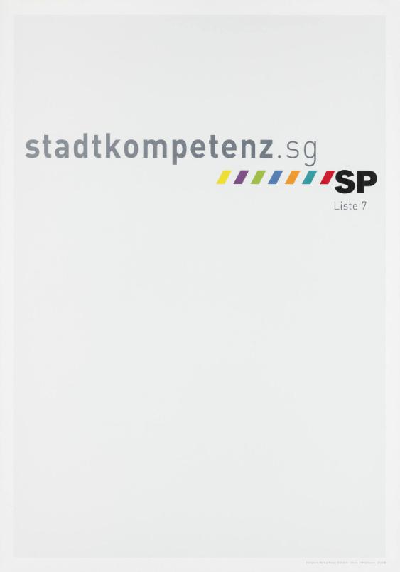 Sozialdemokratische Partei der Stadt St. Gallen, SP, CH