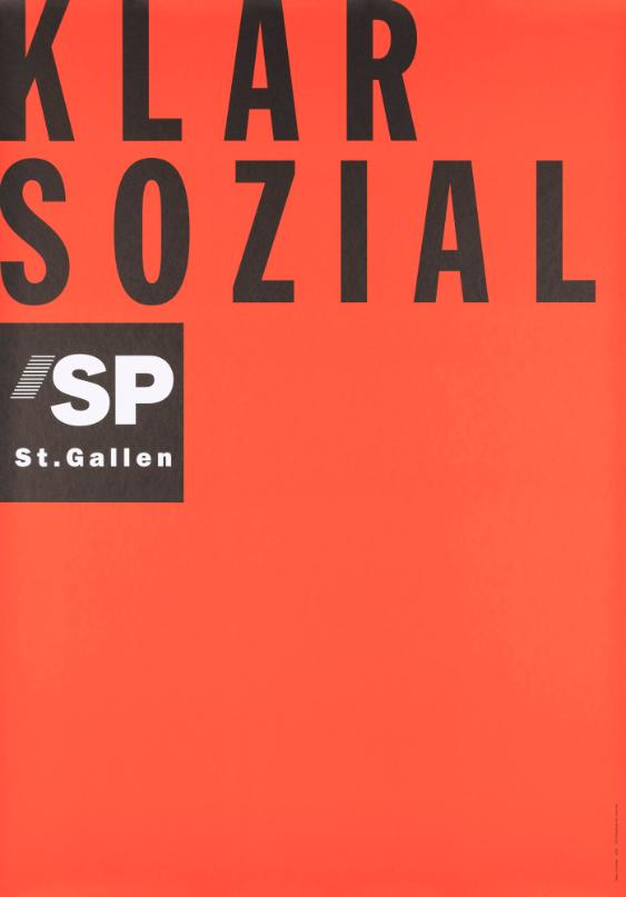 Klar sozial - SP St. Gallen