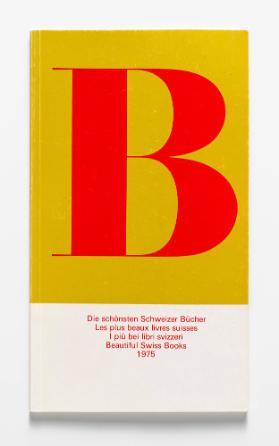 Die schönsten Schweizer Bücher 1975