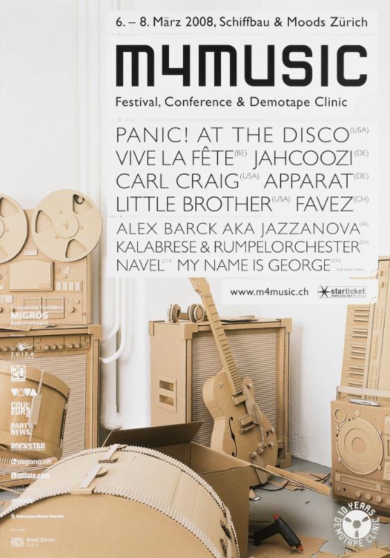M4Music - Festival, Conference & Demotape Clinic - Schiffbau & Moods