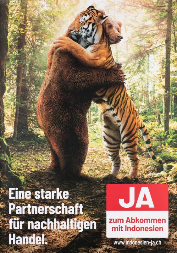 Überparteiliches Komitee "Ja zum Abkommen mit Indonesien", Zürich, CH