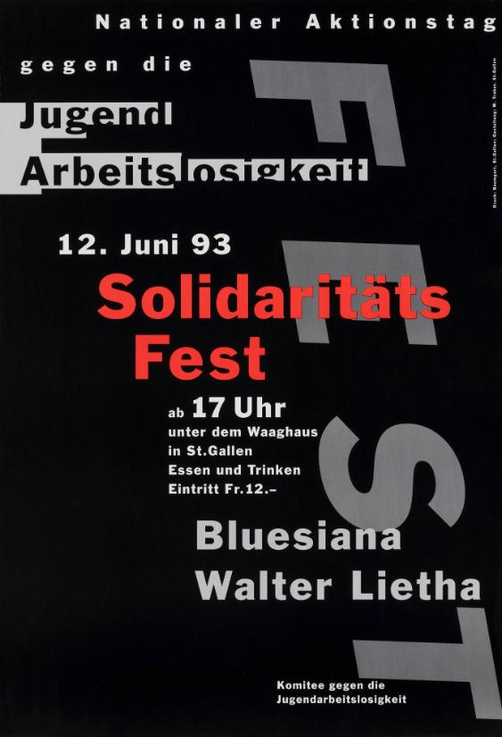 Nationaler Aktionstag gegen die Jugendarbeitslosigkeit - Solidaritätsfest