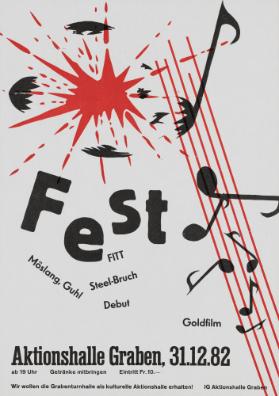 Fest - Aktionshalle Graben - Wir wollen die Grabenturnhalle als kulturelle Aktionshalle erhalten!