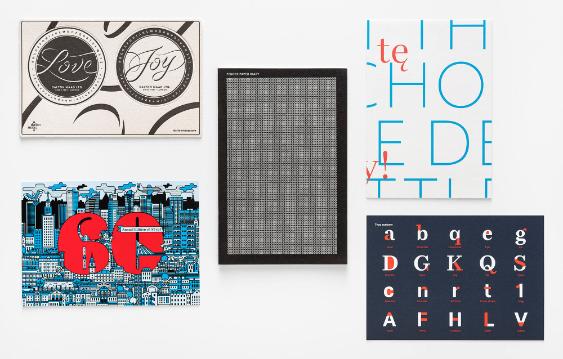 [Type Anatomy, Beermats, Fenner Paper Diary, ATypI Warshaw Flyer]





