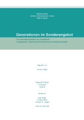 Generationen im Sonderangebot