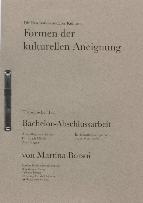 Formen der kulturellen Aneignung