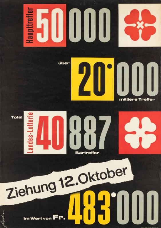 Landes-Lotterie - Ziehung 12. Oktober
