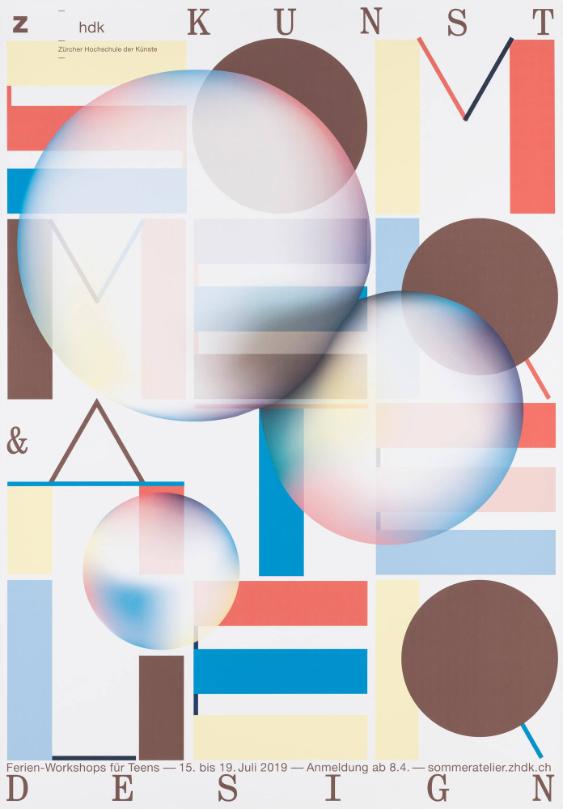 Kunst & Design - Ferien-Workshops für Teens - Sommeratelier - Zürcher Hochschule der Künste