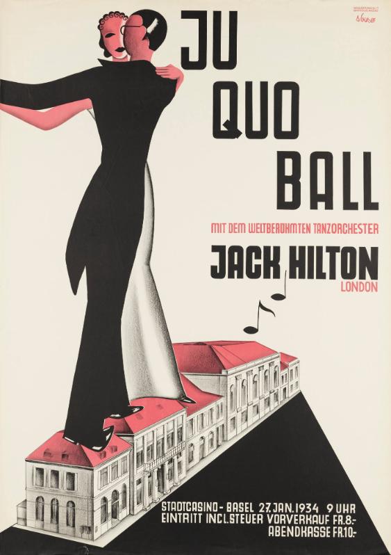 Stadtcasino Basel - Ju Quo Ball - mit dem weltberühmten Tanzorchester Jack Hilton London - Stadtcasino Basel