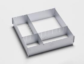 zusammensteckbare Seitenteile - für proportionierbare Kuchen