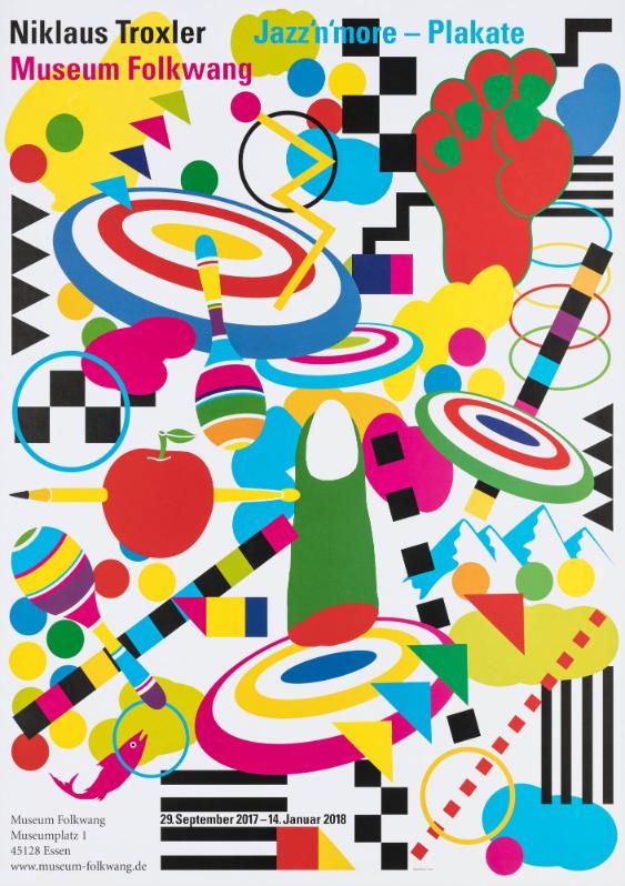 Niklaus Troxler - Jazz'n'more - Plakate - Museum Folkwang