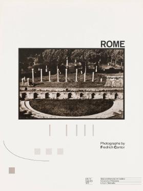 Rome -  Photographs by Fredrich Cantor