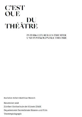 C’est que du théâtre