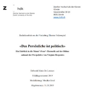 "Das Persönliche ist politisch"