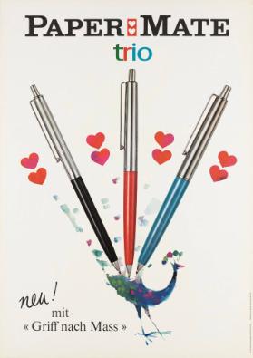 Paper Mate Trio - Neu! Mit "Griff nach Mass"