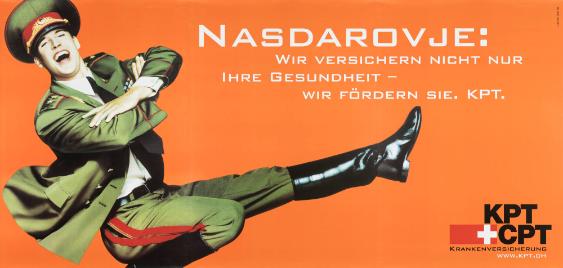 Nasdarovje: Wir versichern nicht nur Ihre Gesundheit - Wir fördern Sie. KPT. KPT CPT - Krankenversicherung