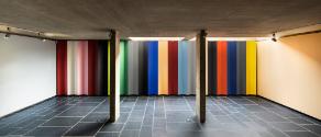 Pavillon Le Corbusier, Ausstellung «Le Corbusier und die Farbe», Installation mit den 20 Farbtö…