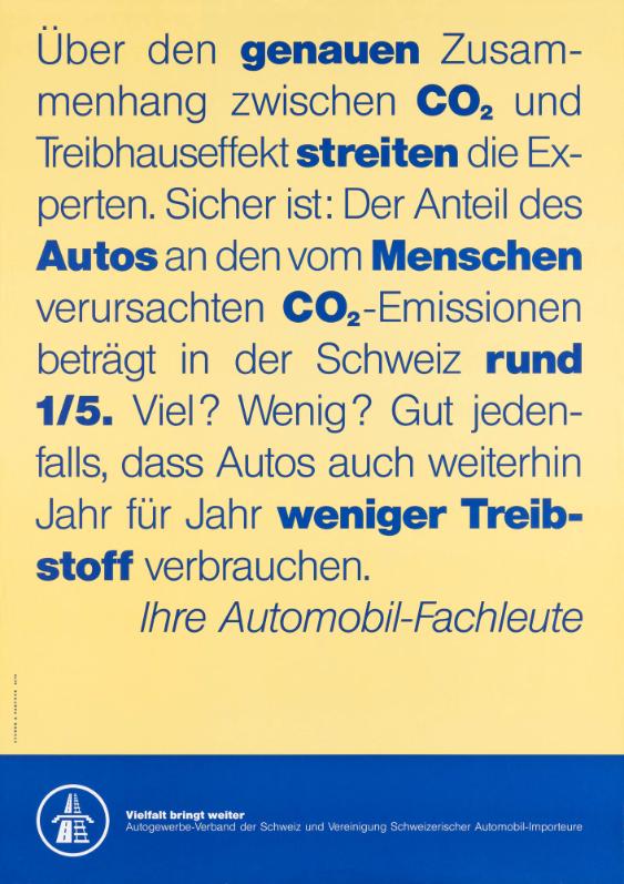 Über den genauen Zusammenhang zwischen CO2 und Treibhauseffekt streiten die Experten. (...) - Ihre Automobil-Fachleute