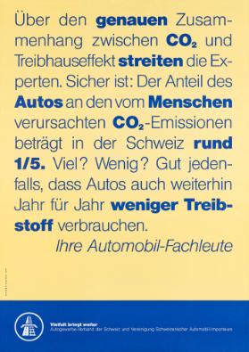 Über den genauen Zusammenhang zwischen CO2 und Treibhauseffekt streiten die Experten. (...) - Ihre Automobil-Fachleute