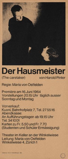 Der Hausmeister - Theater im Keller an der Winkelwiese