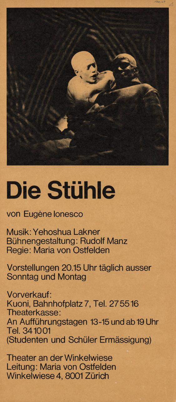 Die Stühle - Theater an der Winkelwiese